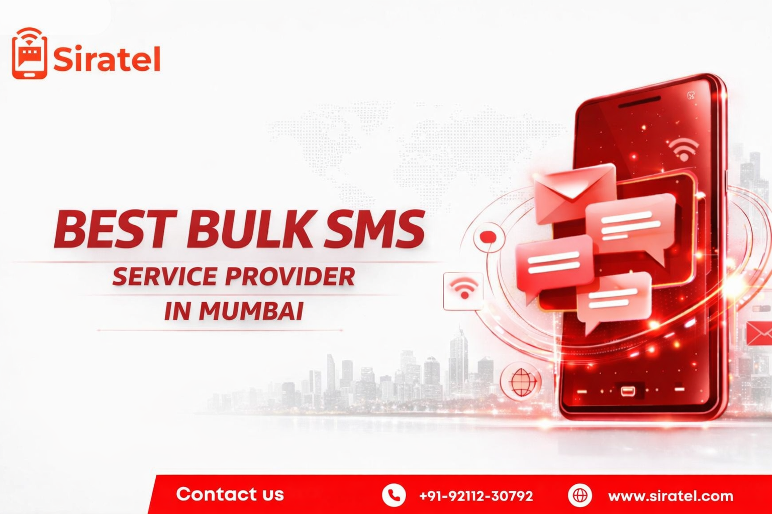 Best Bulk SMS Provider in Mumbai for India & Global Messaging – Why Businesses Choose Siratel