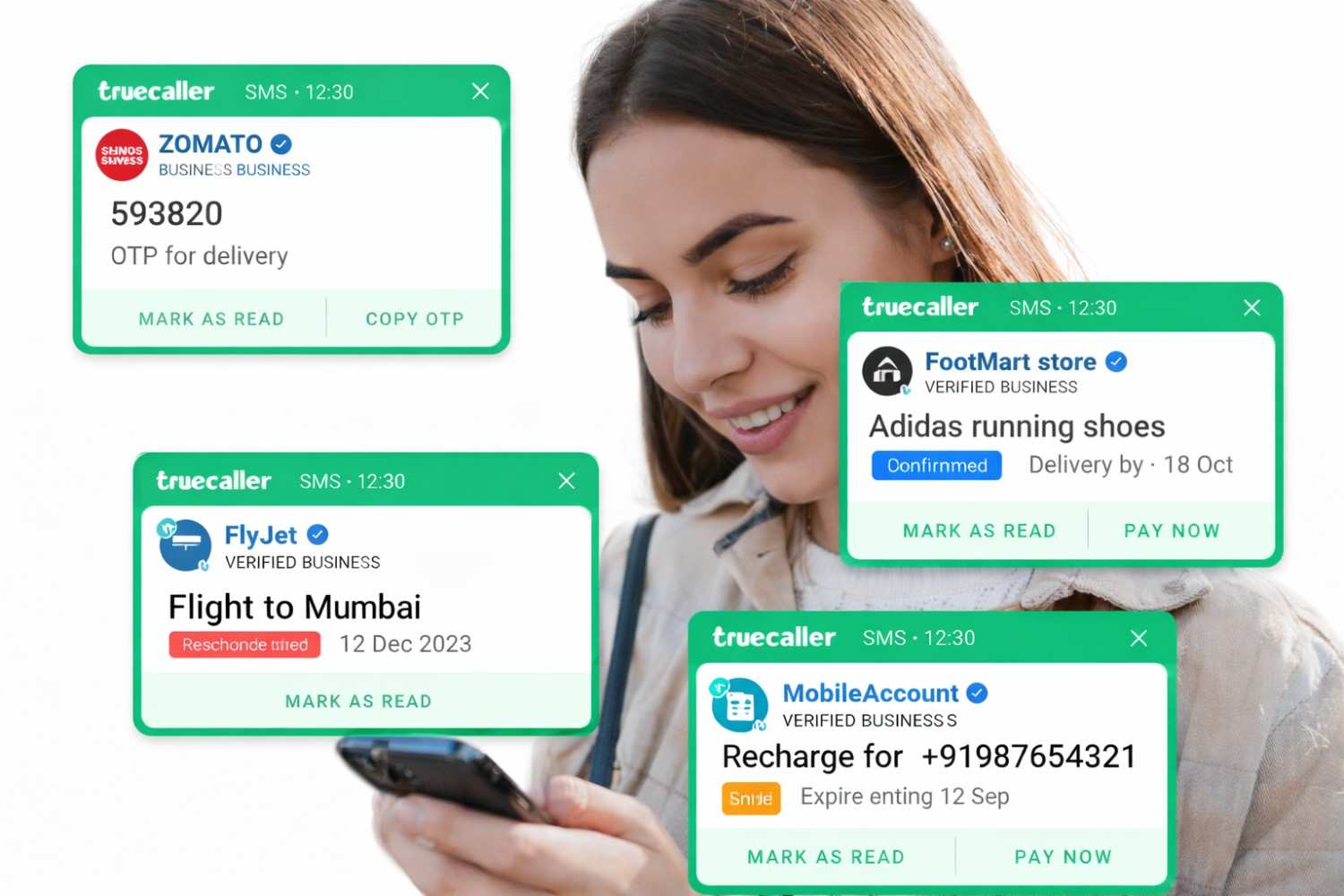 truecaller business messaging