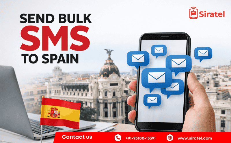 Send Bulk SMS to Spain | Bulk SMS Provider Spain | Siratel